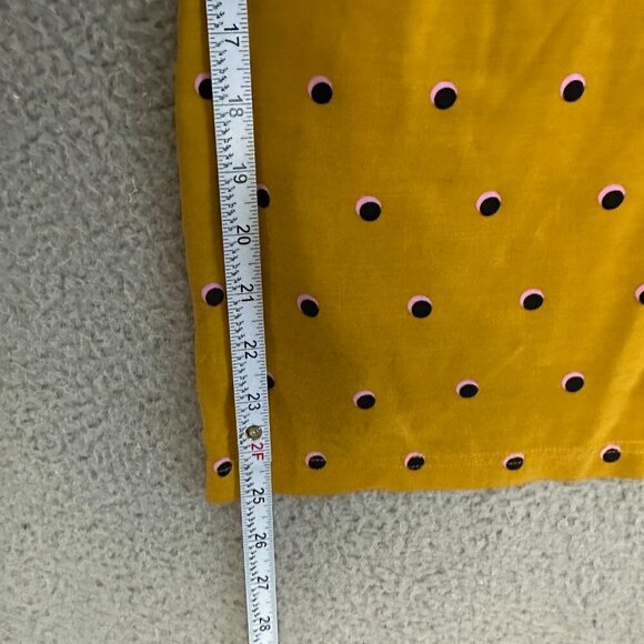 ASTR The Label Palazzo Pant Yellow Dot Wide Leg High Rise Lined - Picture 5 of 16